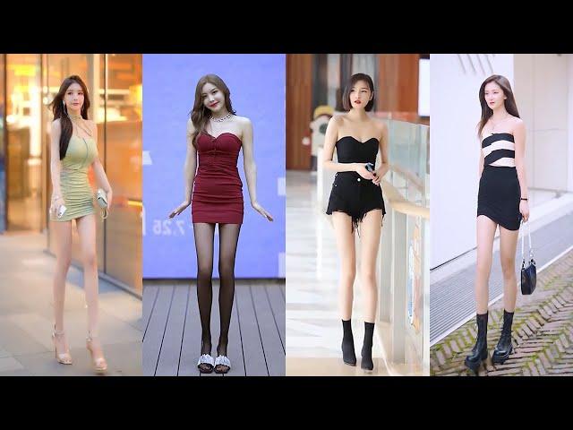 Mejores Street Fashion Tik Tok 2021 | Hottest Chinese Girls Street Fashion Style 2021 Ep.125