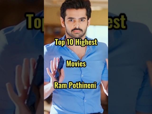 Ram Pothineni Top 10 Highest Movies #rampothineni #movie #top10 #newmovie #shorts #netx #shortsvideo