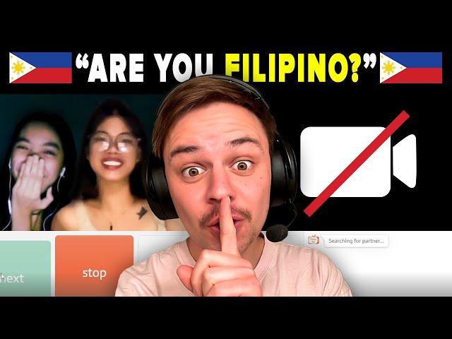 I PRETENDED to be FILIPINO on Omegle - AMAZING REACTIONS