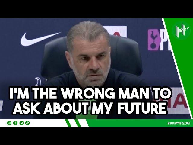 I CANNOT answer questions about my future | Ange Postecoglou