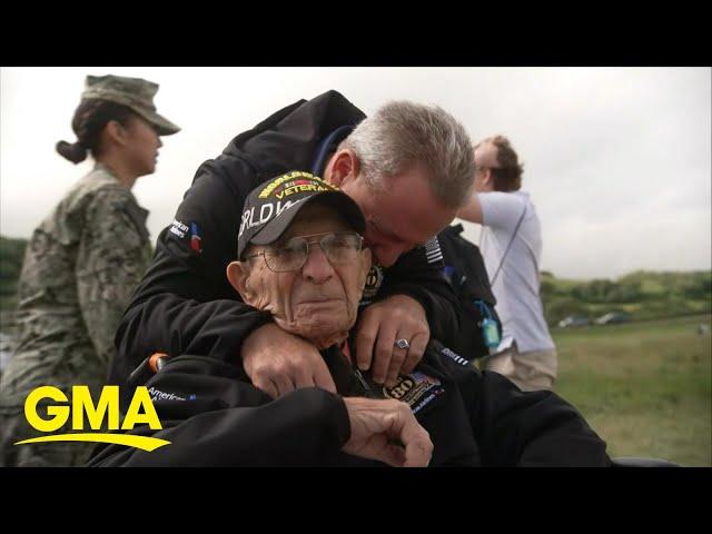 Military service members make 1st return to Normandy 80 years after D-Day