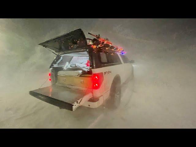 Truck Camping in a Blizzard  - Christmas Special