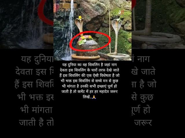 दुनिया का चमत्कारी शिवलिंग..#mahadev#shivling#shorts#surajdoundiya
