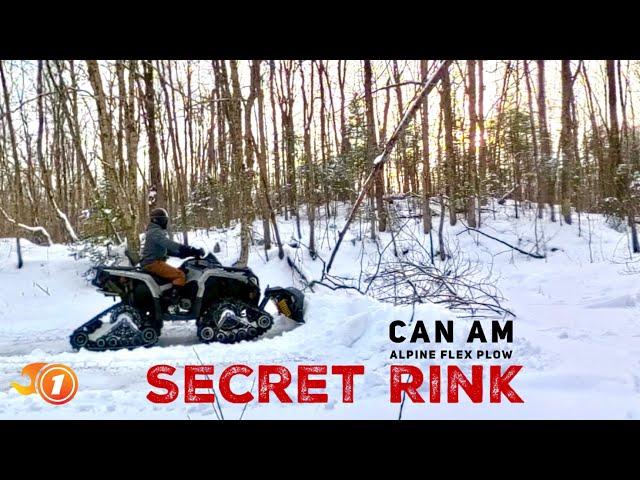 Secret Rink - Can Am Alpine Flex Plow