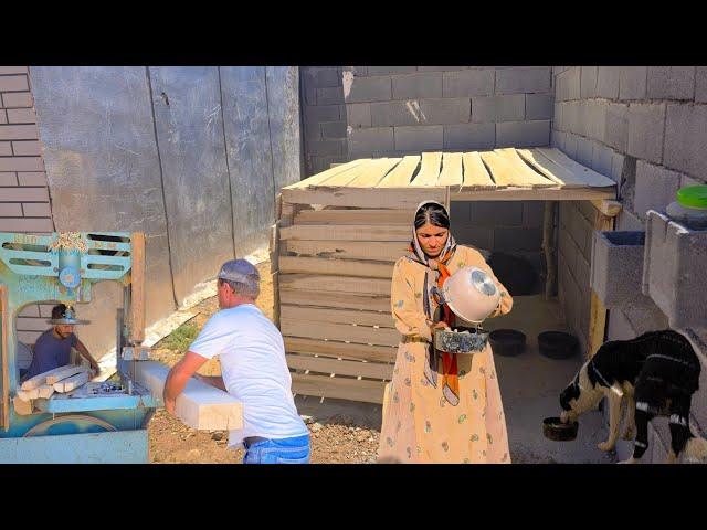 Buying Wood & Building a Wooden Cabin for Togo