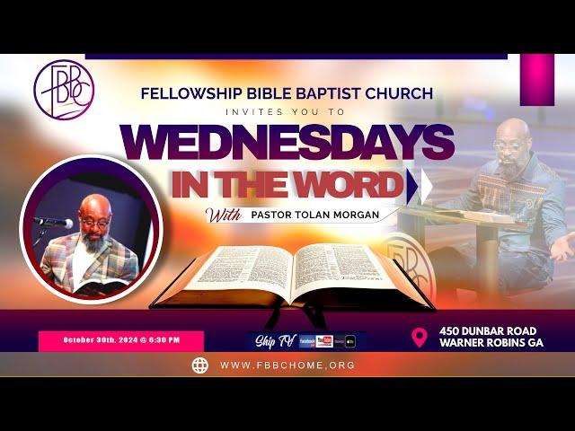 Wednesdays In The Word! October 30, 2024