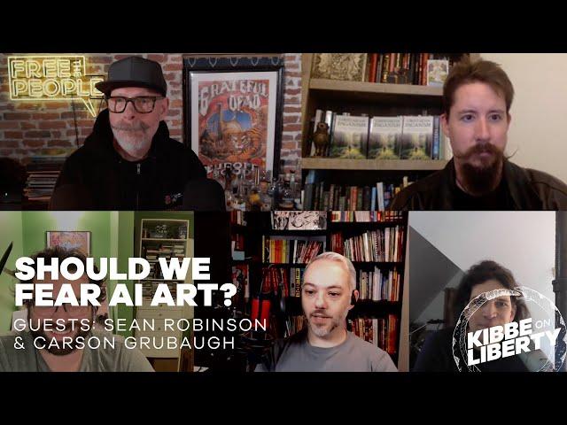 Should We Fear AI Art? | Guests: Sean Robinson & Carson Grubaugh | Ep 214