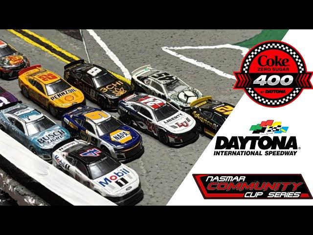 NASCAR Stop Motion | NASMAR Community Cup Series | Coke Zero Sugar 400 Race 25 | Daytona