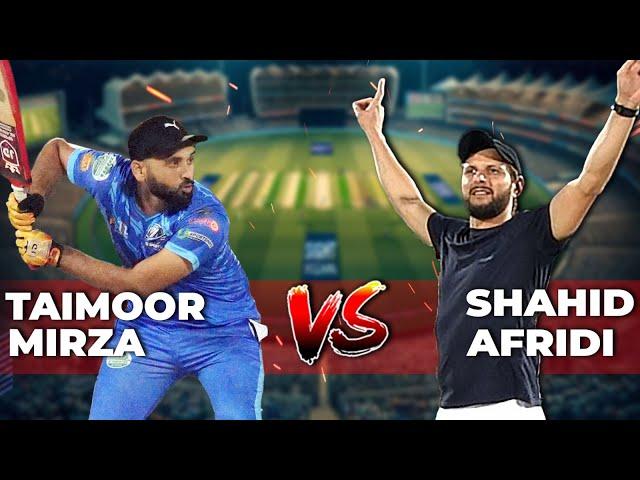 Shahid Afridi VS Taimour Mirza | Hard Ball King Vs Tape Ball King | Shahid Afridi