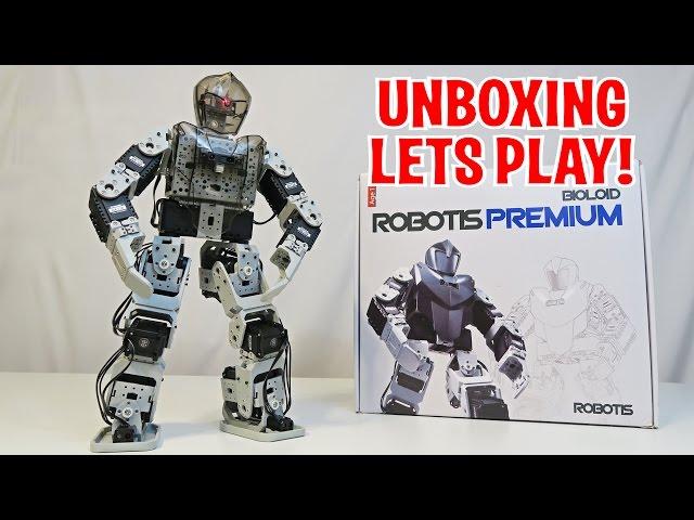 Unboxing & Let's Play - BIOLOID Premium by ROBOTIS - Humanoid Fighting Robot (FULL REVIEW)