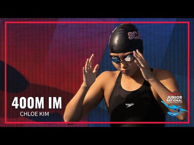 Chloe Kim Claims Victory in 400M IM | 2022 Speedo Junior National Championships | Irvine CA