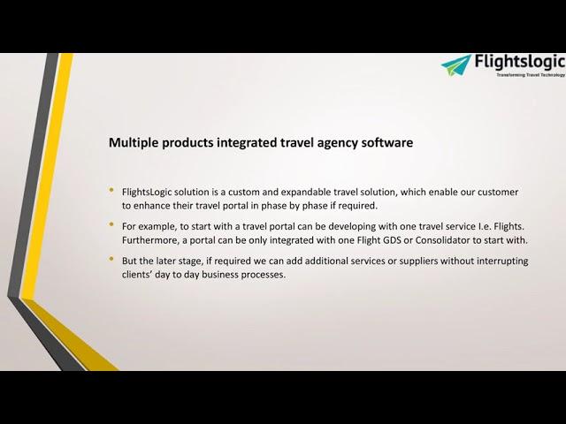 B2B Travel Agency Software | FlightsLogic