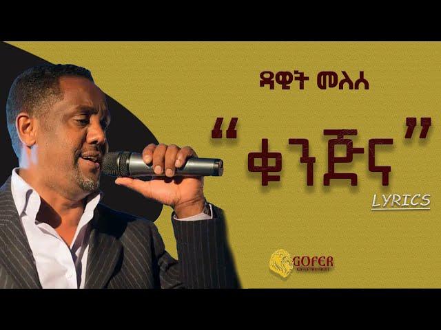 Dawit Melese - Kunjina | ቁንጅና - New Ethiopian Music 2022 (Official lyrics)