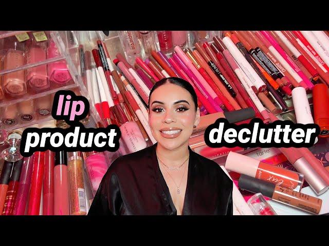 Decluttering My Entire Lip Product Collection  *pre spring cleaning*