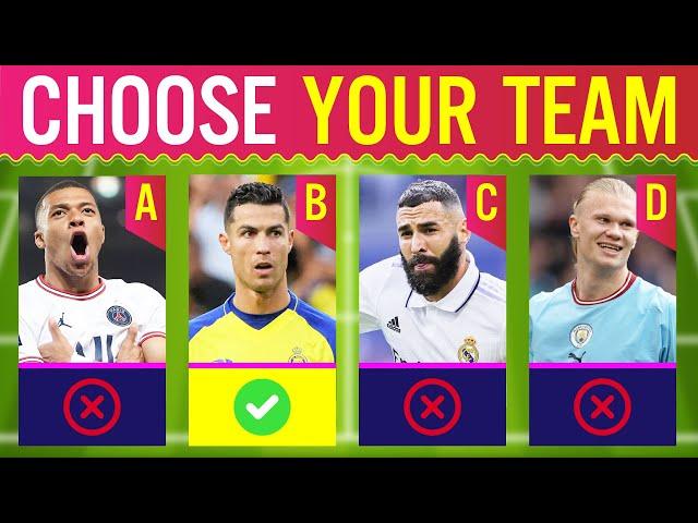 CHOOSE A PLAYER FOR YOUR TEAM ️|| Create your dream team  || FOOTBALL QUIZ ️