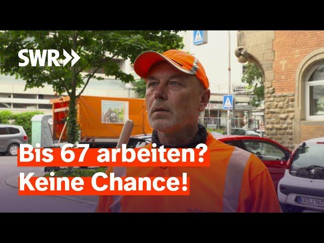 Warten auf die Rente - Wie lange können wir arbeiten? | Zur Sache! Baden-Württemberg