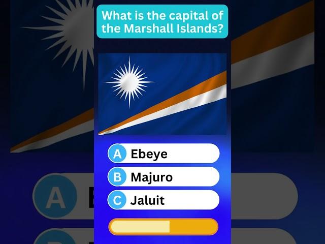 What is the capital of the Marshall Islands? RLDUB #QuizMagic #ViralQuiz