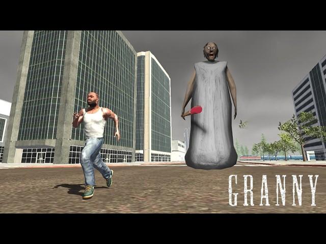 Franklin Fight With Giant Granny in Indian Bike Driving 3D