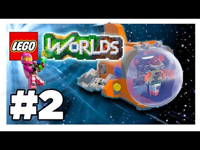 Lego Worlds Gameplay - Part 2 [Prehistoric Peril] PS4 - LewisBlogsGaming