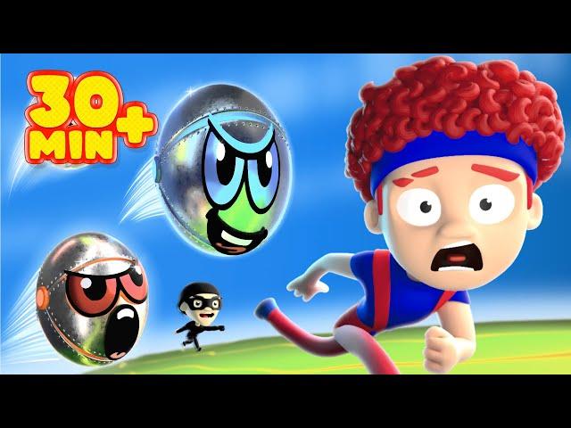 Monster Balls |  Mega Compilation | D Billions Kids Songs