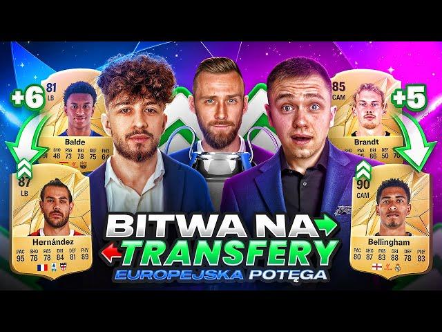 NOWA BITWA NA TRANSFERY O 10 000 ZŁ - EUROPEJSKA POTĘGA! FLASH VS ALVIN W FC 25!