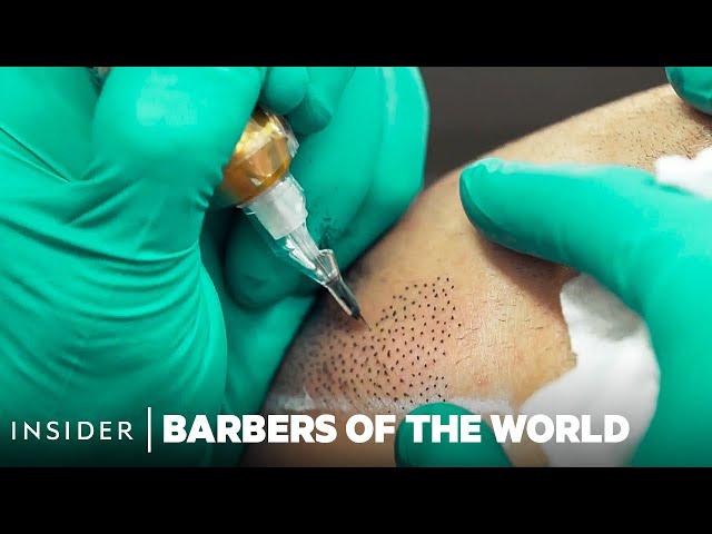 New York's Scalp Tattoo Expert | Barbers Of The World | Insider