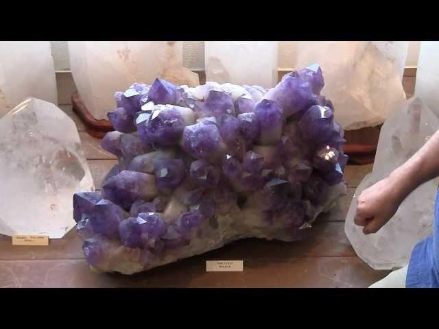 Big Amethyst Crystals At Points Of Light Asheville