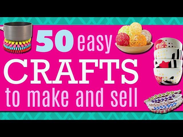 50 Easy Crafts to Make and Sell for Profit - Top Selling Craft Ideas for Etsy