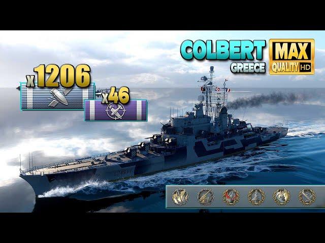 Cruiser Colbert: Great game with an impossible comeback - World of Warships