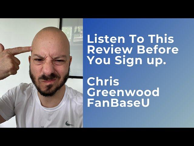 Review of Fanbase University by Chris Greenwoods aka MANAFEST (Smartmusicbusiness.com)