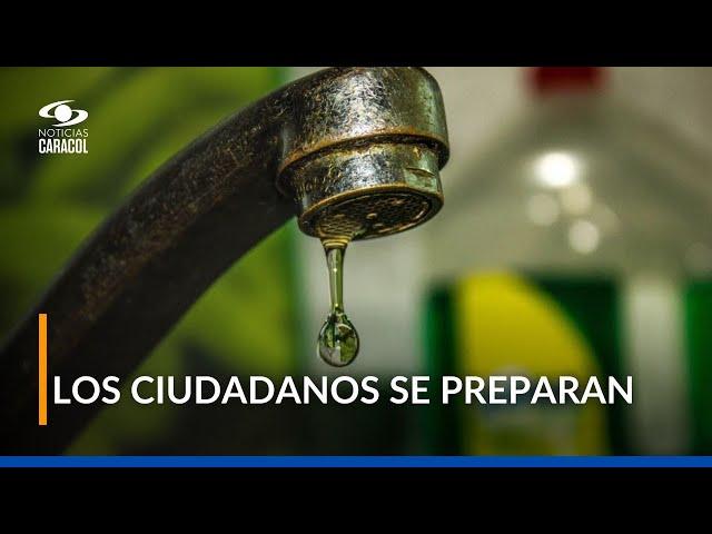 Este domingo, 29 de septiembre, inicia racionamiento diario de agua en Bogotá