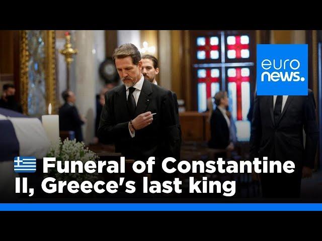 Funeral of Constantine II, Greece's last king | euronews 