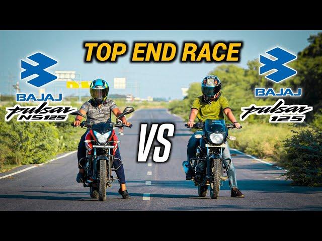 2022 Bajaj Pulsar NS 125 Vs Pulsar 125 | Top End Race