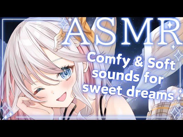 【3DIO ASMR】Soft Breathing and Fluffy Triggers for Sweetest Dreams  Ear Massage/Whispers/睡眠導入/囁き