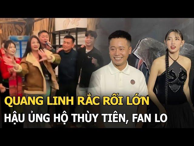 Quang Linh rắc rối lớn hậu ủng hộ Thuỳ Tiên,fan lo