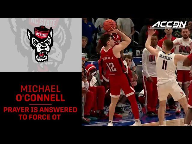 NC State's Michael O'Connell's Prayer Is Answered To Force Overtime
