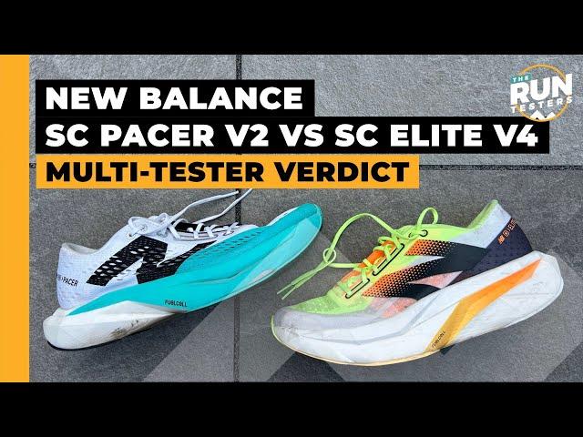 New Balance SC Elite v4 vs New Balance SC Pacer v2: Two runners compare the carbon racing shoes