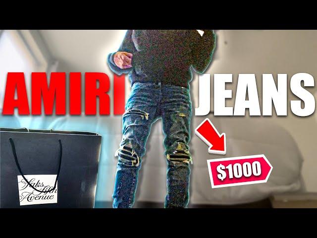 AMIRI MX1 JEANS TRY ON + ON BODY REVIEW!