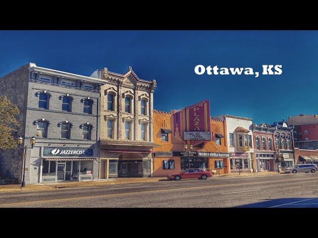 Ottawa, KS: Wandering Walks of Wonder Slow TV Walking Tour 4K