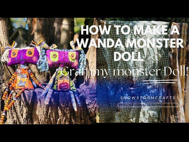 Lets make a Wanda Monster Doll!! Pattern ⬇️⬇️ #dollpattern #halloween