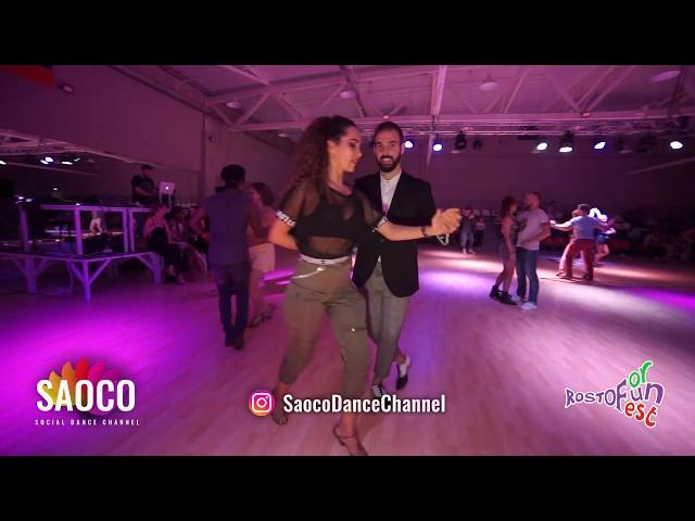 Samuel Funflow and Sophia Adalis Salsa Dancing at Rostov For Fun Fest 2018, Sunday 04.11.2018 (SC)