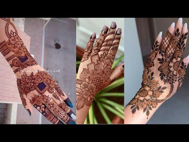 Stylish and beautiful mehendi designs 2023/24|beautiful back hand mehendi designs| mehndi designs