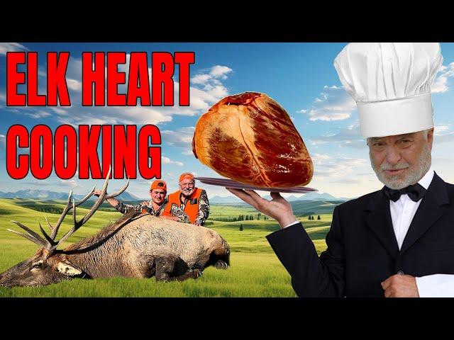 How to Cook Elk Heart! | We shot an Elk and ate its heart!