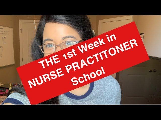 1st Week in Nurse Practitioner School Vlog