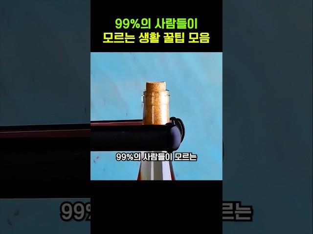 99%의 사람들이 모르는 생활 꿀팁 모음