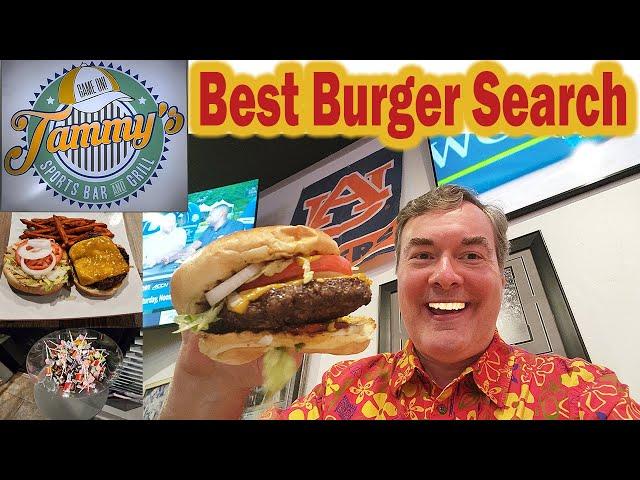 Travel Guide for Best Burger in Fairhope, Alabama at Tammy’s Sports Bar & Grill