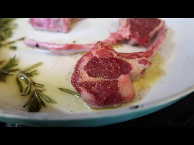 STEAKHOUSE STYLE LAMB CHOPS|COOKING W/LON