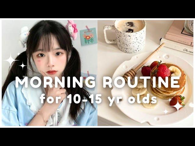 10-15 year olds school morning routine ~ step by step