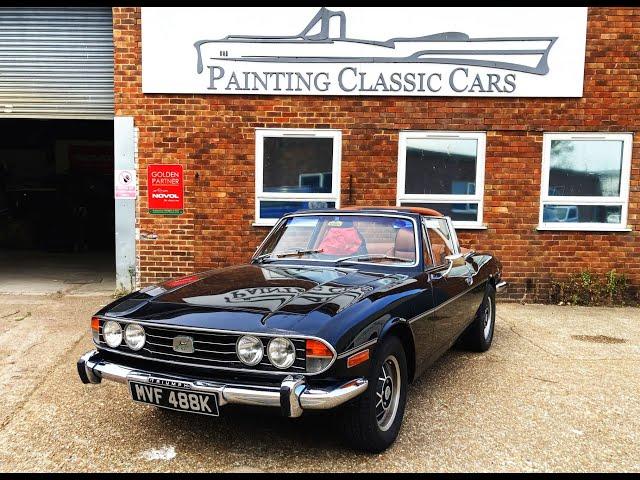 IT'S SHRINKING!! Triumph Stag Arrives With Some Strange Paint Effects!