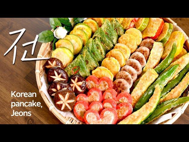 How to make Korean pancake, Jeons